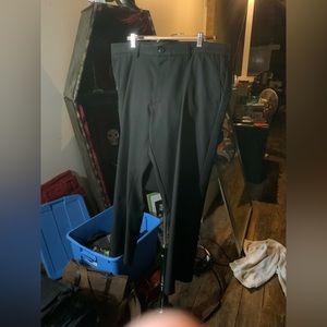 Haggar H26 mens 40 X 30 stretch black dress pants slacks